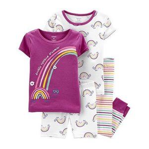 Carter's Baby Girls 4-pc. Pant Pajama Set size 18 months